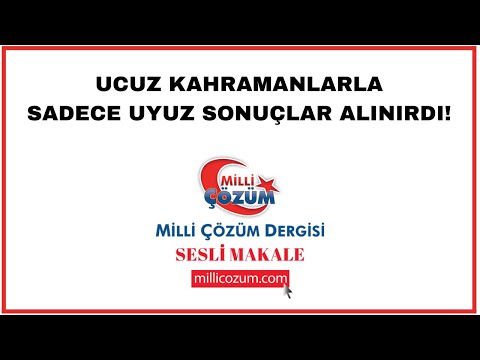 Ucuz Kahramanlarla Sadece Uyuz Sonuçlar Alınırdı